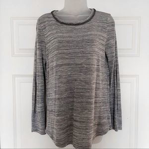 ✨JUICY COUTURE Heather Grey Sweater with Slit Arms